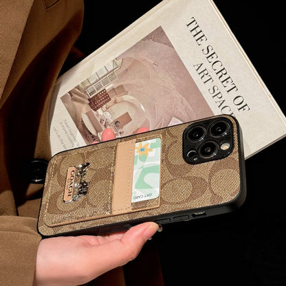 Coa Card Bag Leather iPhone Case - Iphonecasehouse