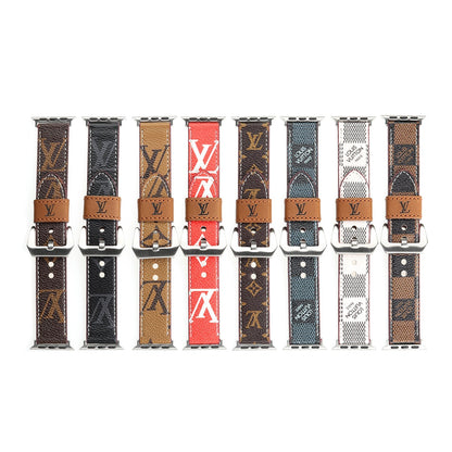 LEATHER CANVAS LUXURY APPLE WATCH BANDS - Iphonecasehouse