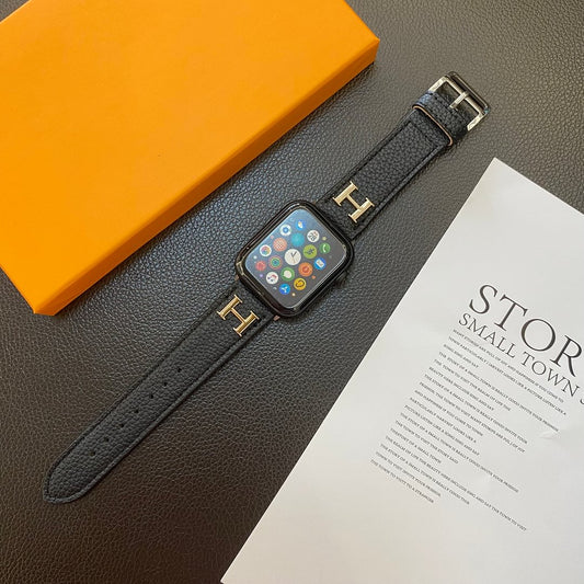 Genuine Pattern Leather Apple Watch Strap - Iphonecasehouse