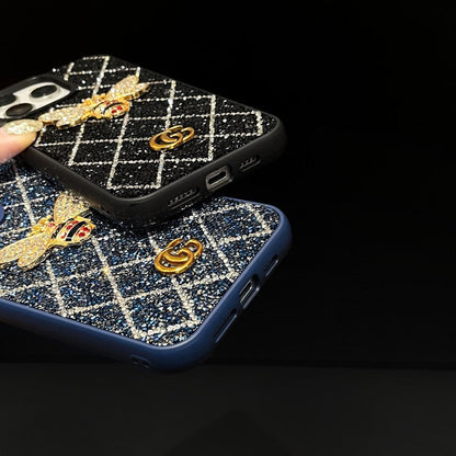 GG Bee Diamond iPhone Case - Iphonecasehouse