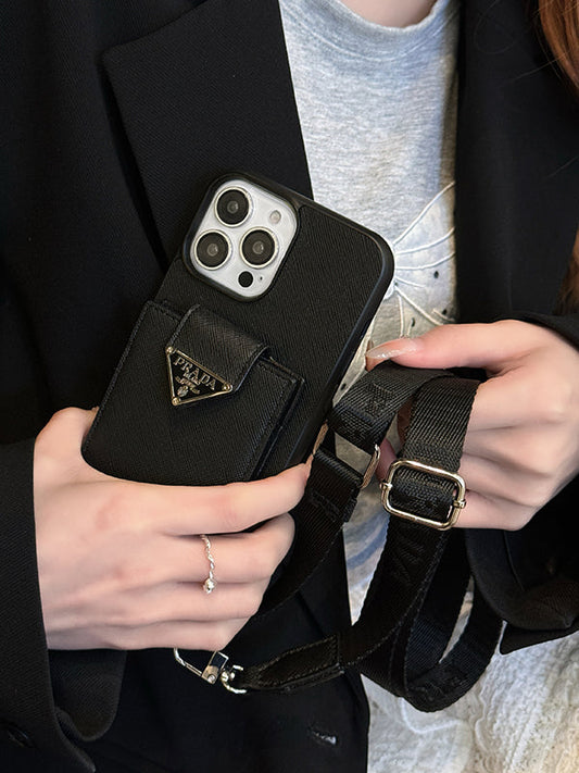 Pra Crossbody Leather iPhone Case - Iphonecasehouse