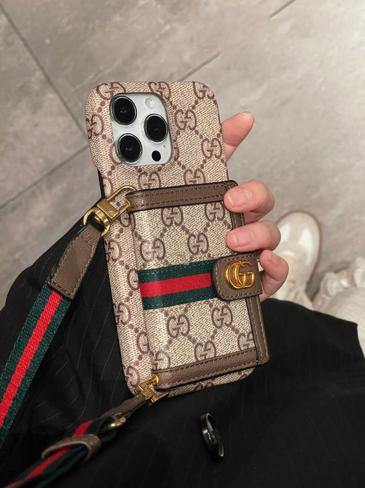 GG Card Bag Crossbody iPhone Case - Iphonecasehouse