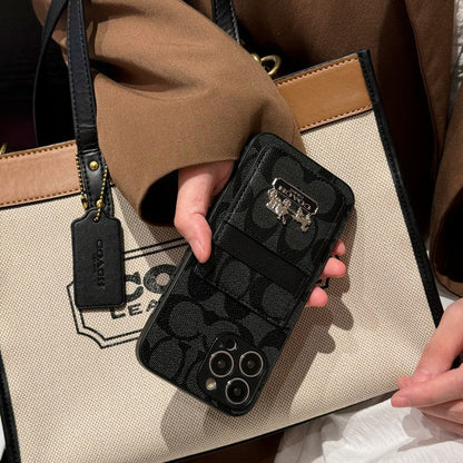 Coa Card Bag Leather iPhone Case - Iphonecasehouse