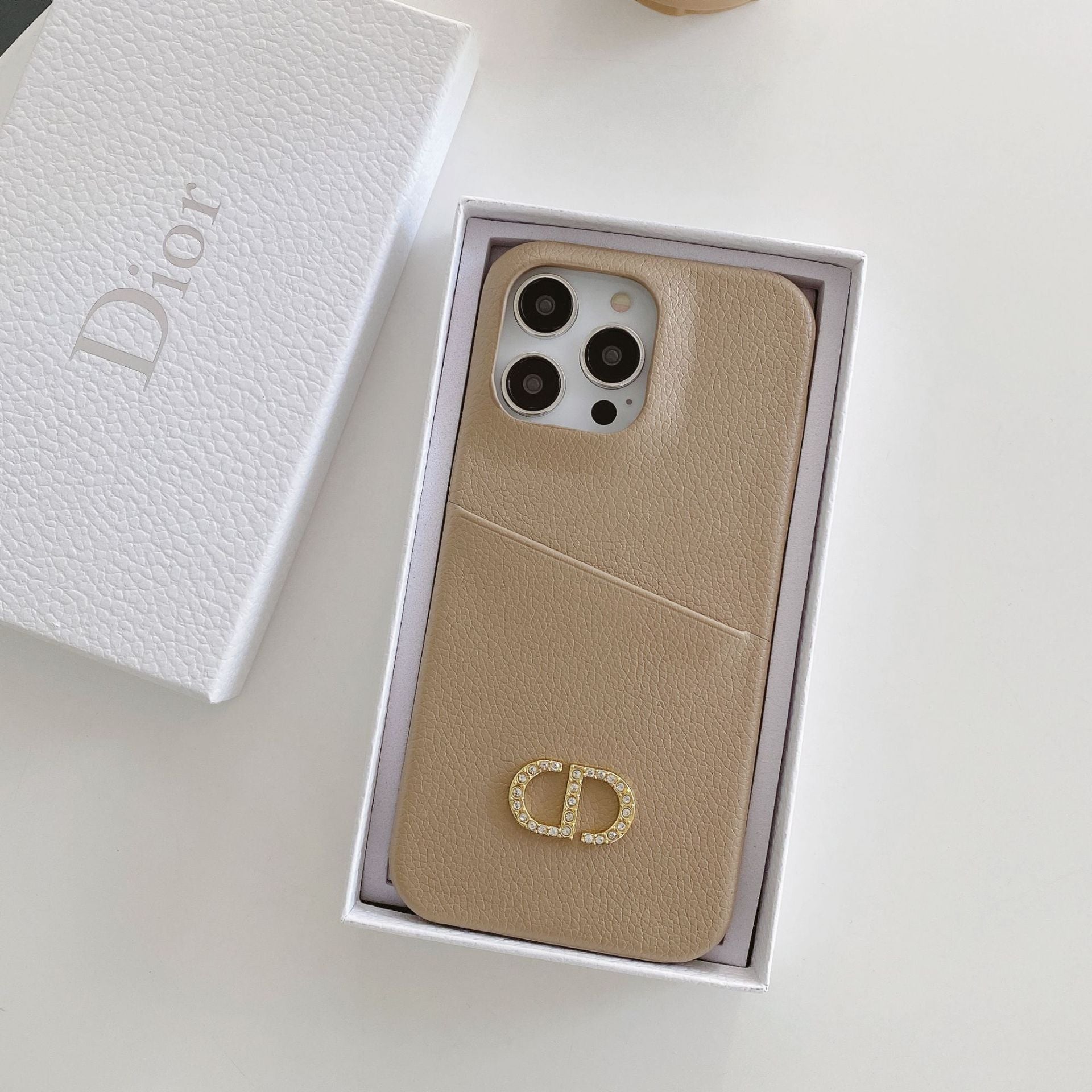CD Leather iPhone Case - Iphonecasehouse