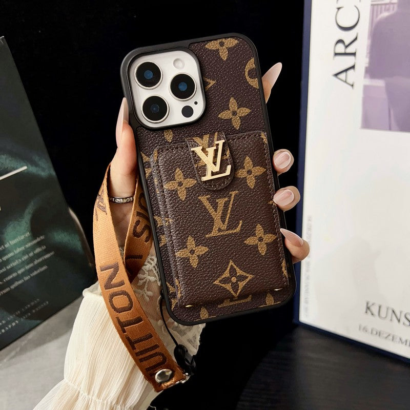 Lou Classic Color Crossbody iPhone Case - Iphonecasehouse