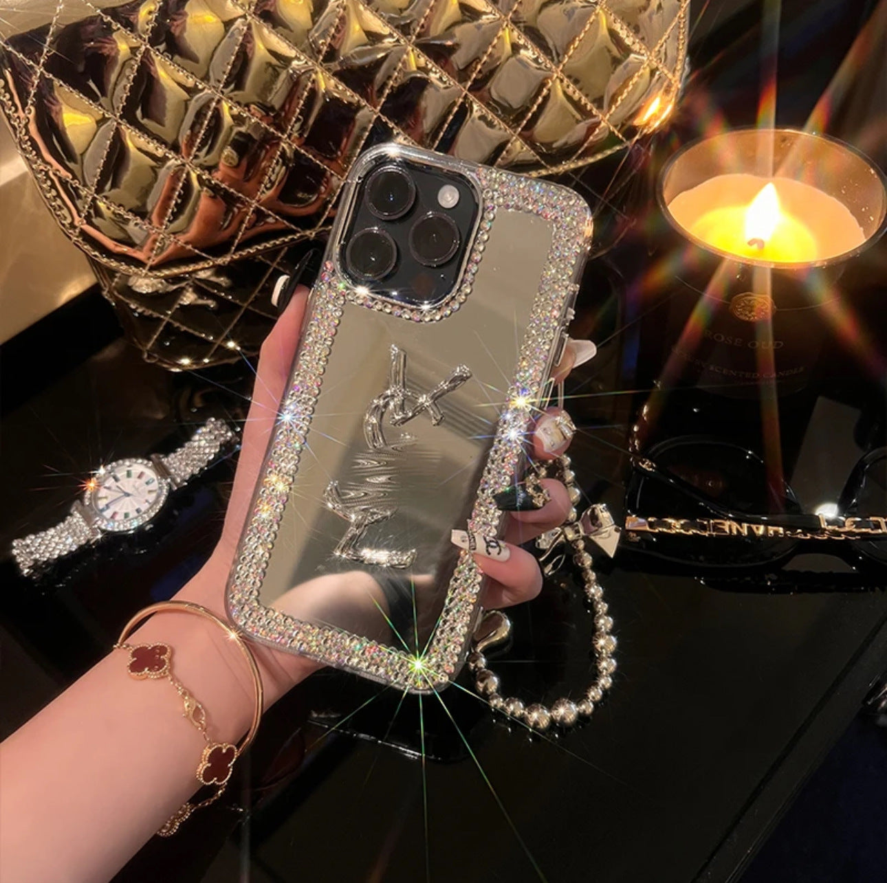 Glamorous Beauty Mirror iPhone Case – Makeup & Style On the Go! - Iphonecasehouse