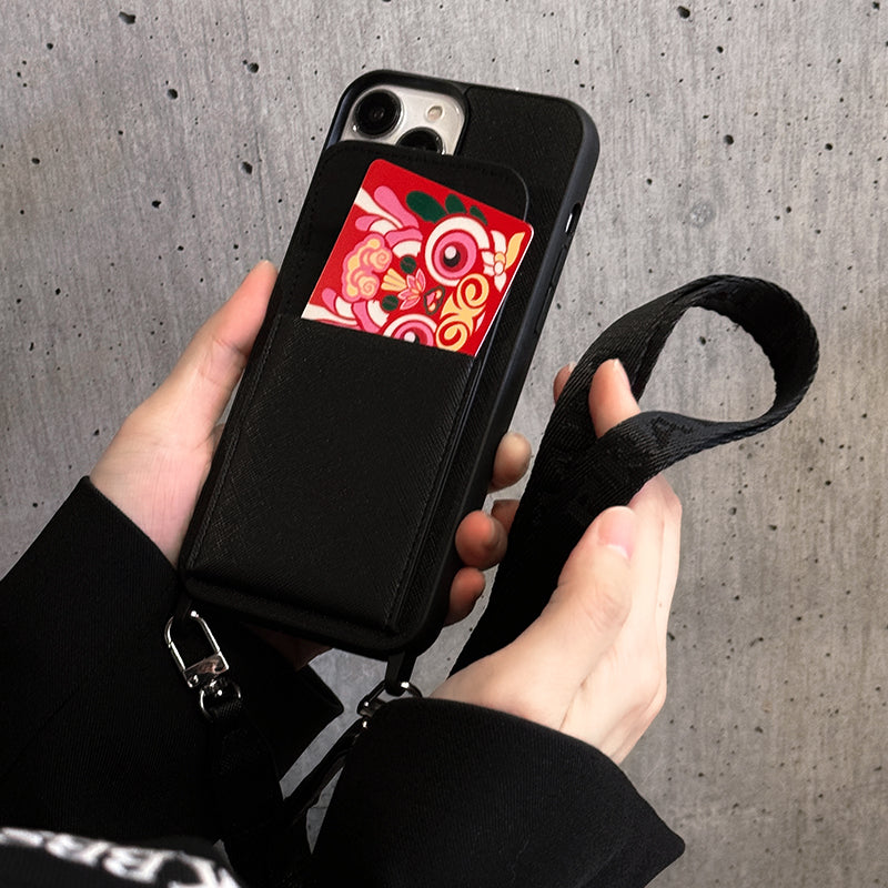 Pra Crossbody Leather iPhone Case - Iphonecasehouse