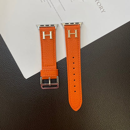 Genuine Pattern Leather Apple Watch Strap - Iphonecasehouse