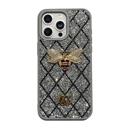 GG Bee Diamond iPhone Case - Iphonecasehouse