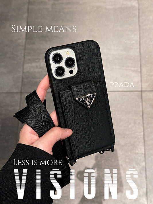 Pra Crossbody Leather iPhone Case - Iphonecasehouse