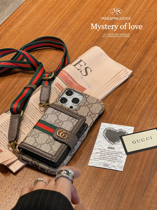 GG Card Bag Crossbody iPhone Case - Iphonecasehouse