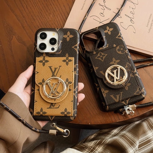 Lou Card Holder Chain iPhone Case - Iphonecasehouse