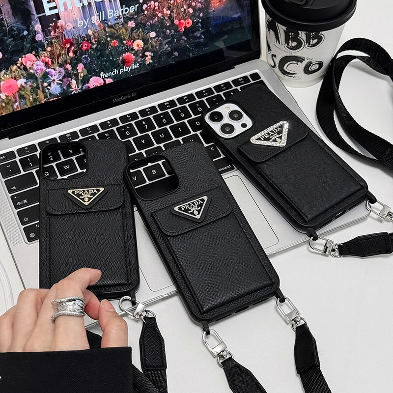 Pra Crossbody Leather iPhone Case - Iphonecasehouse