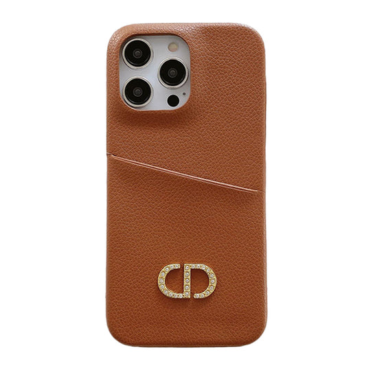 CD Leather iPhone Case - Iphonecasehouse