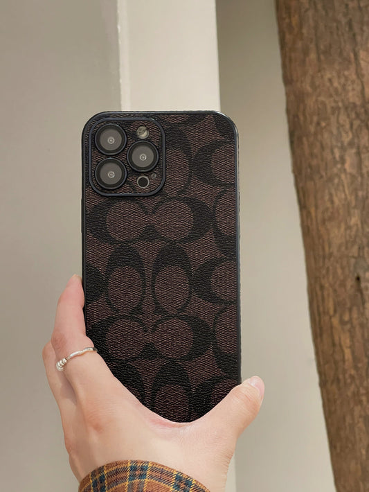 Coach iPhone Case Brown -QB240402 - Iphonecasehouse