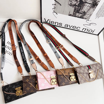 Monogram LV Luxurious Phone Case With Strap