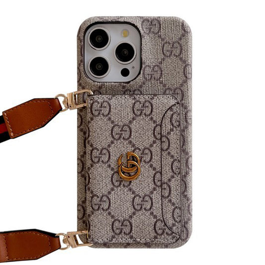 GG Card Bag Crossbody Classic iPhone Case - Iphonecasehouse