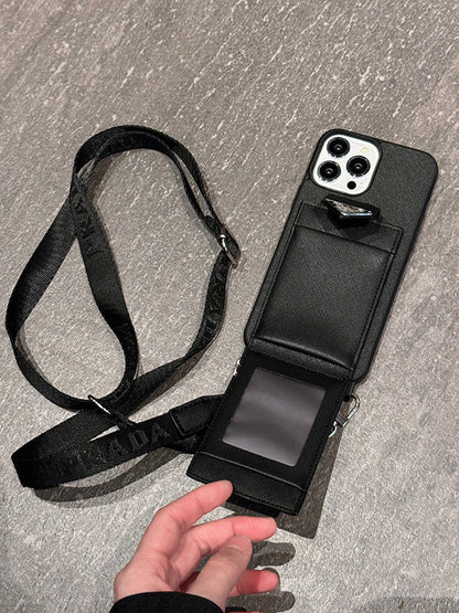 Pra Crossbody Leather iPhone Case - Iphonecasehouse