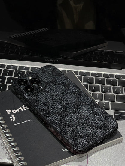 Coach iPhone Case Black -QB240402 - Iphonecasehouse