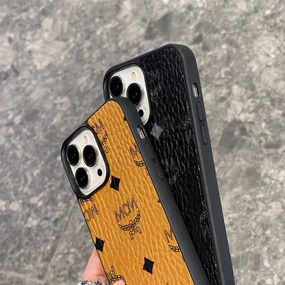 MCM iPhone Case Black-MCK240603 - Iphonecasehouse