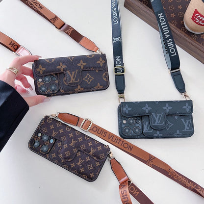 Lou Side Card Holder Crossbody iPhone Case - Iphonecasehouse