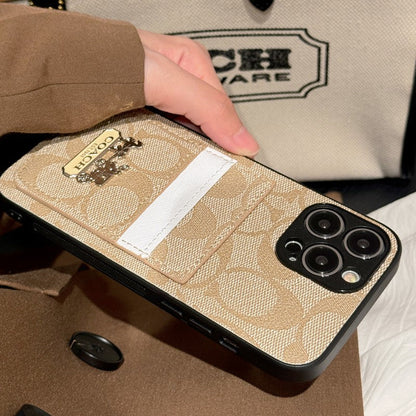 Coa Card Bag Leather iPhone Case - Iphonecasehouse