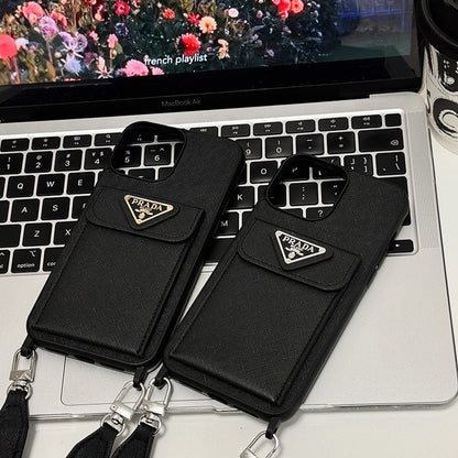 Pra Crossbody Leather iPhone Case - Iphonecasehouse