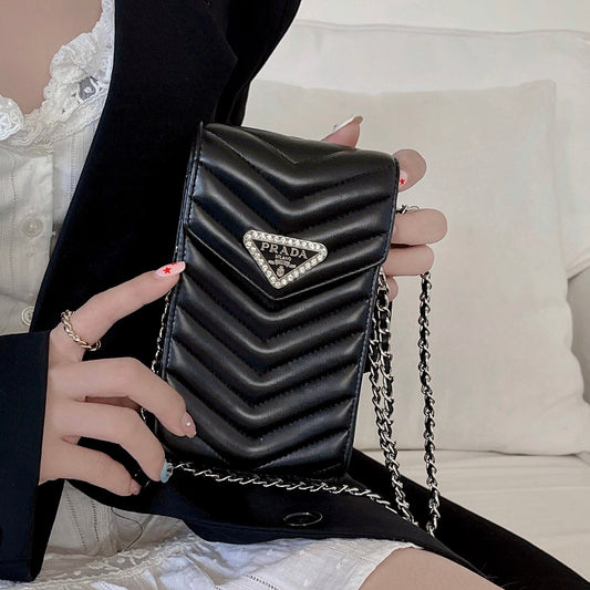 Crossbody Leather Phone Bag - Iphonecasehouse