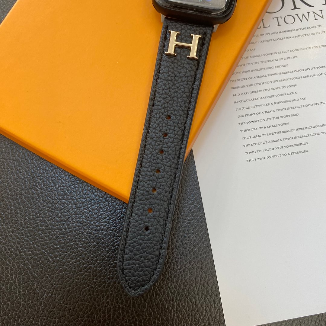 Genuine Pattern Leather Apple Watch Strap - Iphonecasehouse