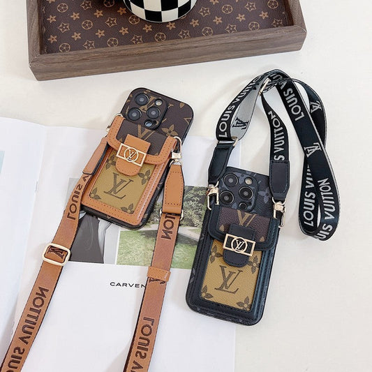 Lou Card Holder Crossbody iPhone Case - Iphonecasehouse