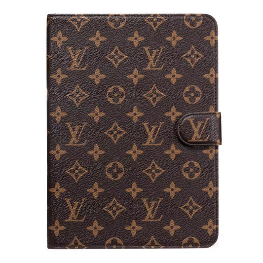 Luxury Canvas Monogram Leather Fresh Summer Theme Pattern Apple iPad case - Iphonecasehouse