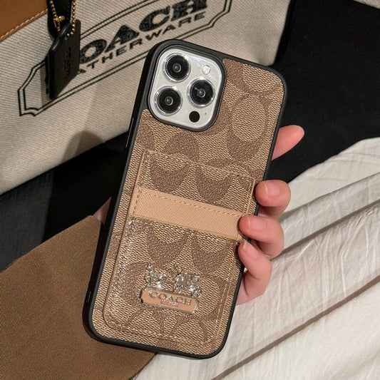 Coa Card Bag Leather iPhone Case - Iphonecasehouse