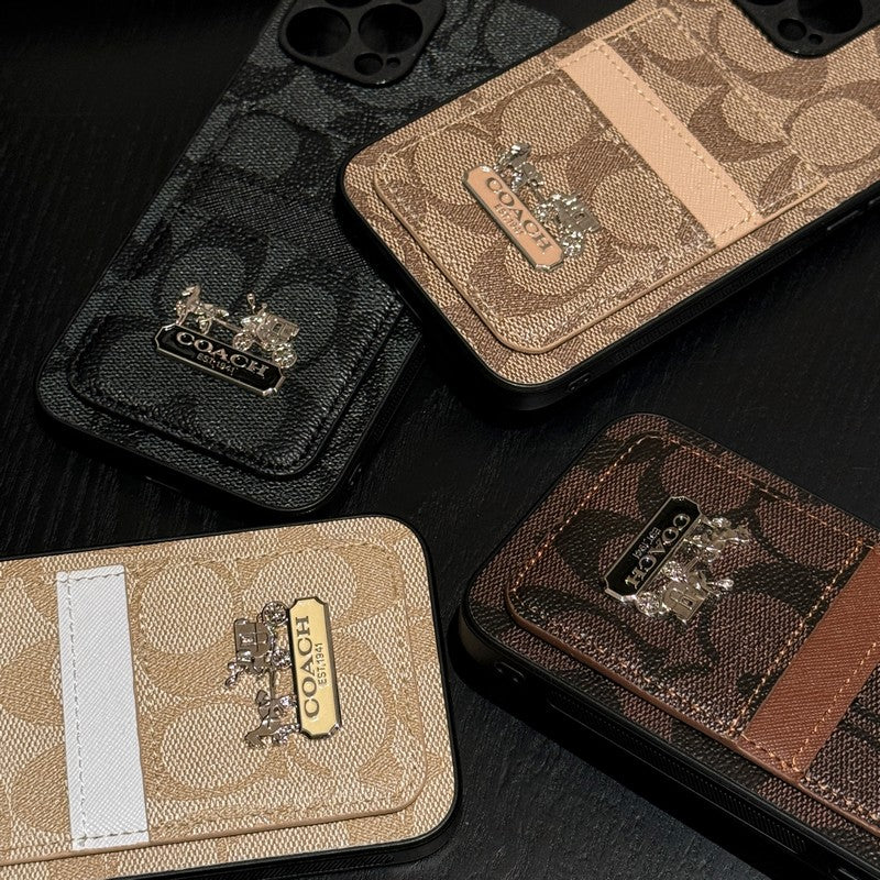 Coa Card Bag Leather iPhone Case - Iphonecasehouse