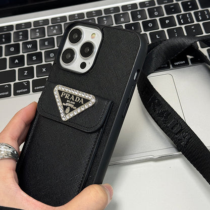 Pra Crossbody Leather iPhone Case - Iphonecasehouse