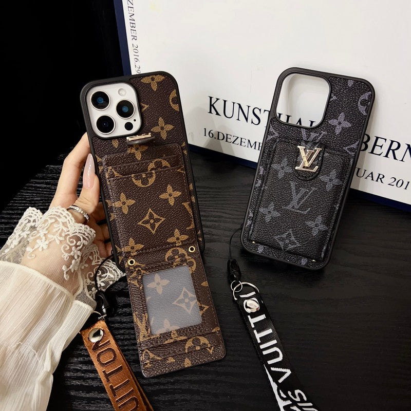 Lou Classic Color Crossbody iPhone Case - Iphonecasehouse