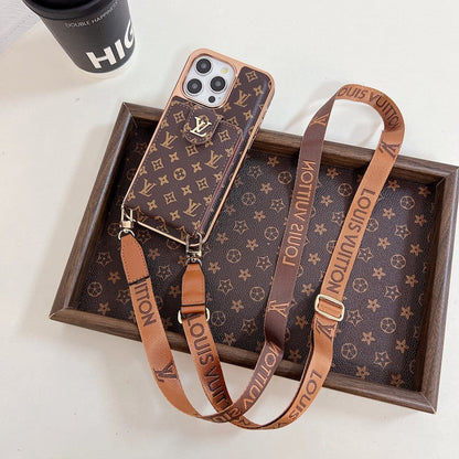 Lou Gold Cover Crossbody iPhone Case - Iphonecasehouse