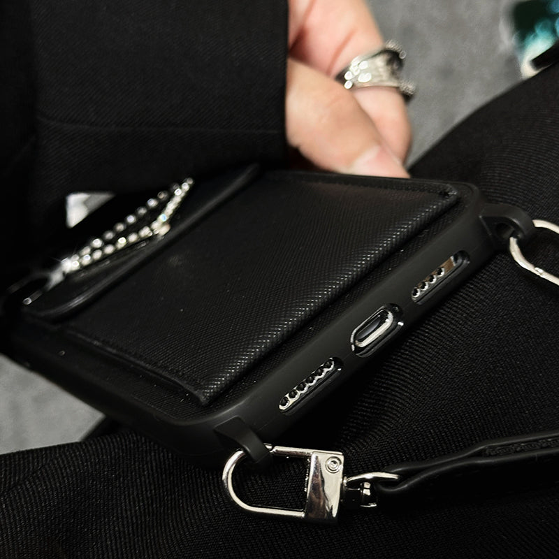 Pra Crossbody Leather iPhone Case - Iphonecasehouse