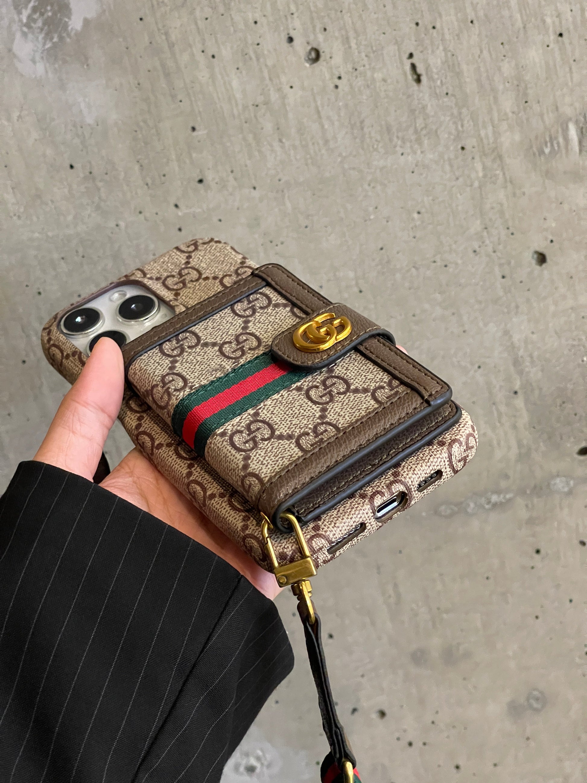 GG Card Bag Crossbody iPhone Case - Iphonecasehouse
