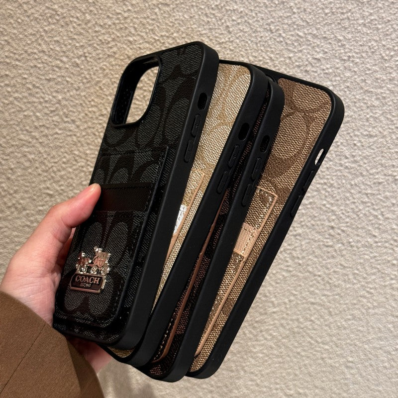 Coa Card Bag Leather iPhone Case - Iphonecasehouse