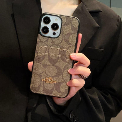 Coa Card Bag Leather iPhone Case - Iphonecasehouse
