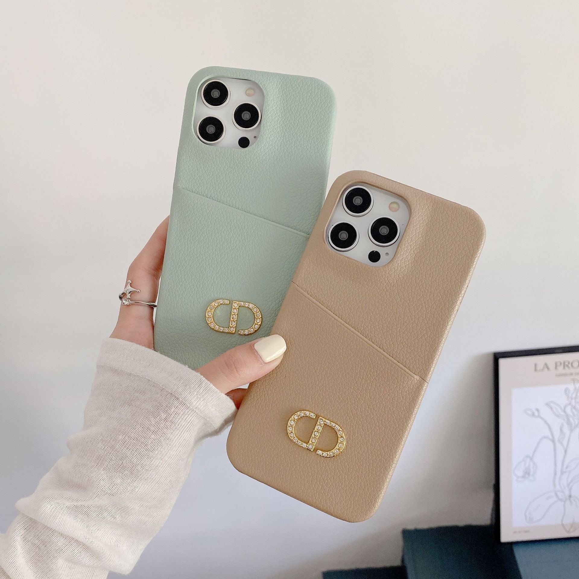 CD Leather iPhone Case - Iphonecasehouse