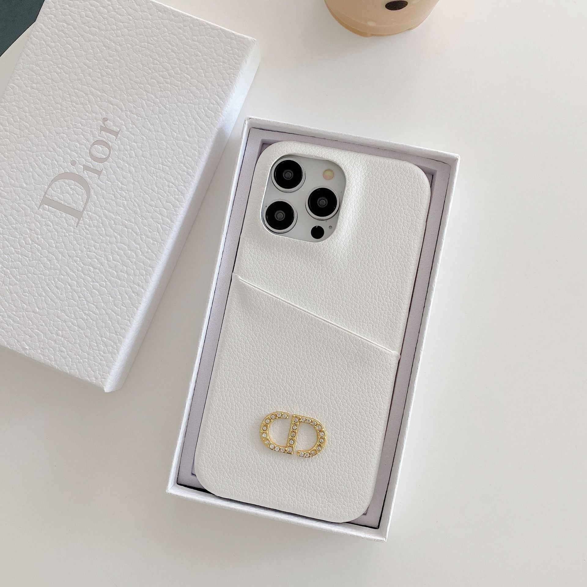 CD Leather iPhone Case - Iphonecasehouse