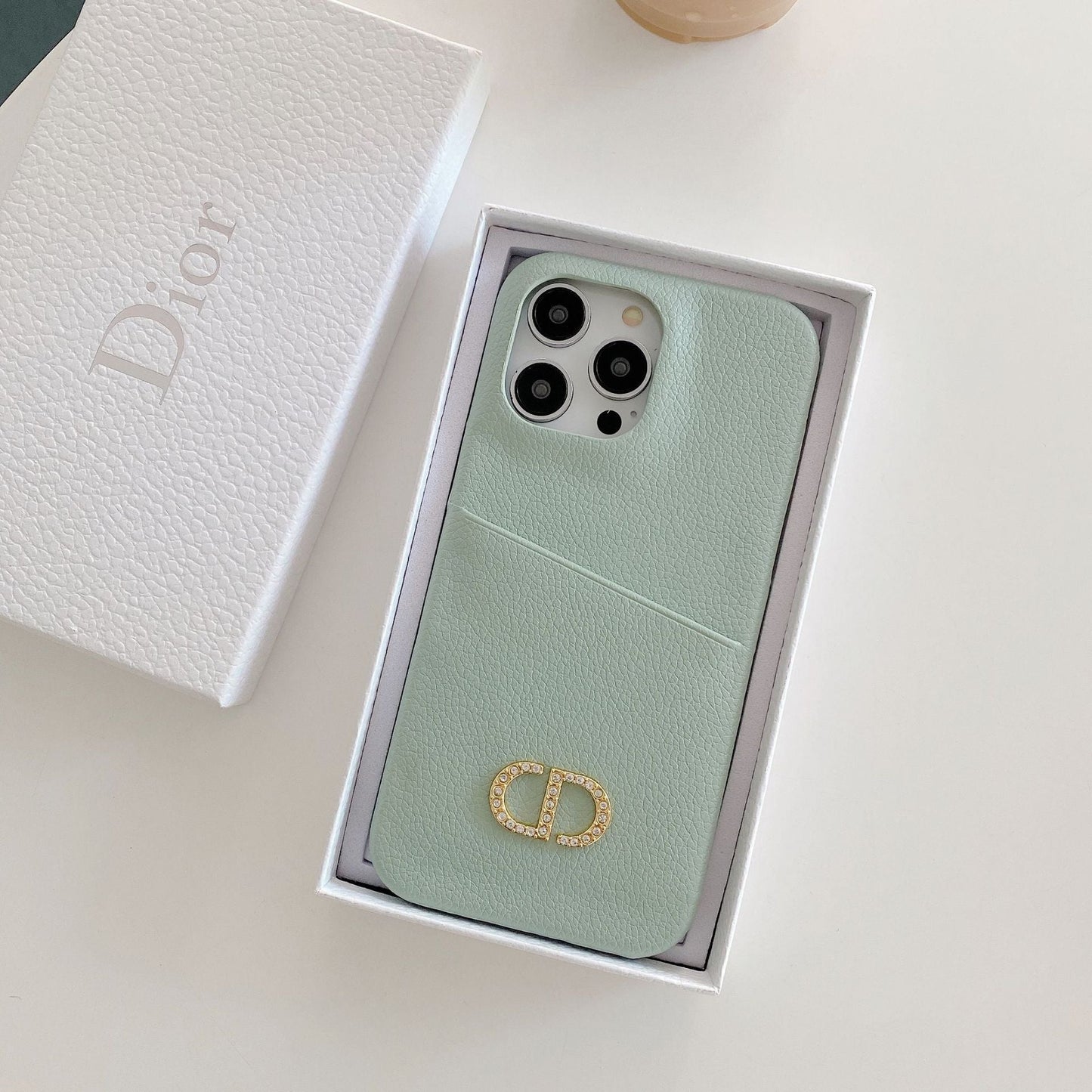 CD Leather iPhone Case - Iphonecasehouse