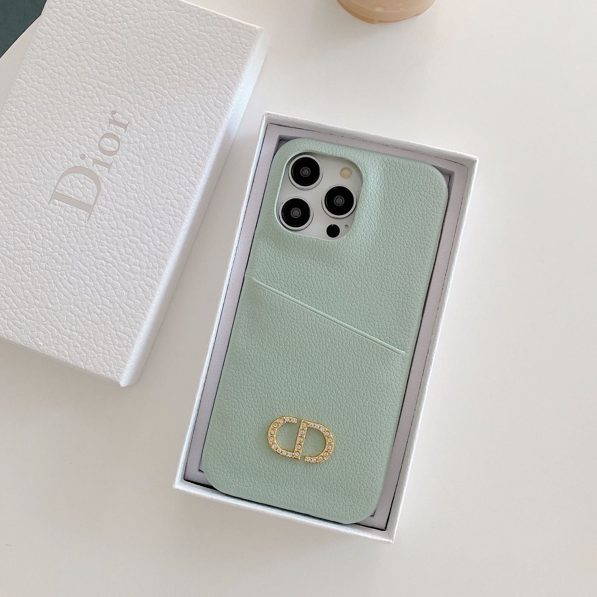 CD Leather iPhone Case - Iphonecasehouse