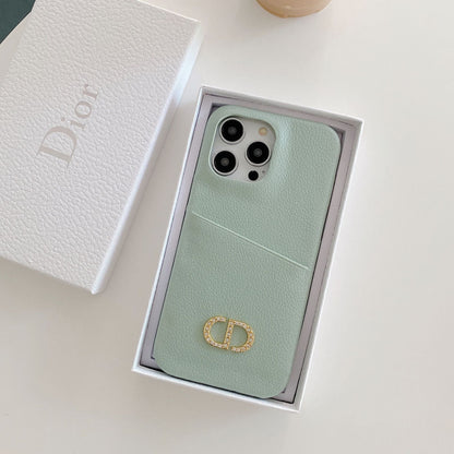 CD Leather iPhone Case - Iphonecasehouse