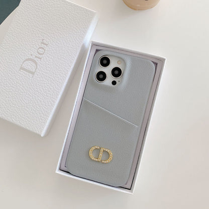 CD Leather iPhone Case - Iphonecasehouse