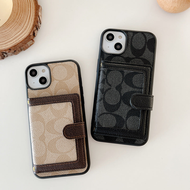 Coach iPhone Case With Wallet And Crossbody Strap White -XK240402 - Iphonecasehouse