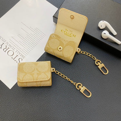 Luxury Coach AirPods Pro Cases Coffee-YH240425 - Iphonecasehouse