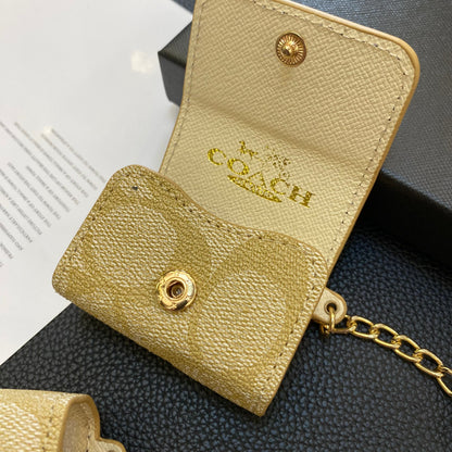 Luxury Coach AirPods Pro Cases Coffee-YH240425 - Iphonecasehouse