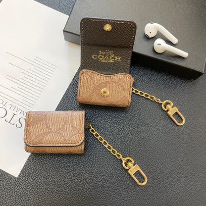 Luxury Coach AirPods Cases Light Brown-YH240425 - Iphonecasehouse